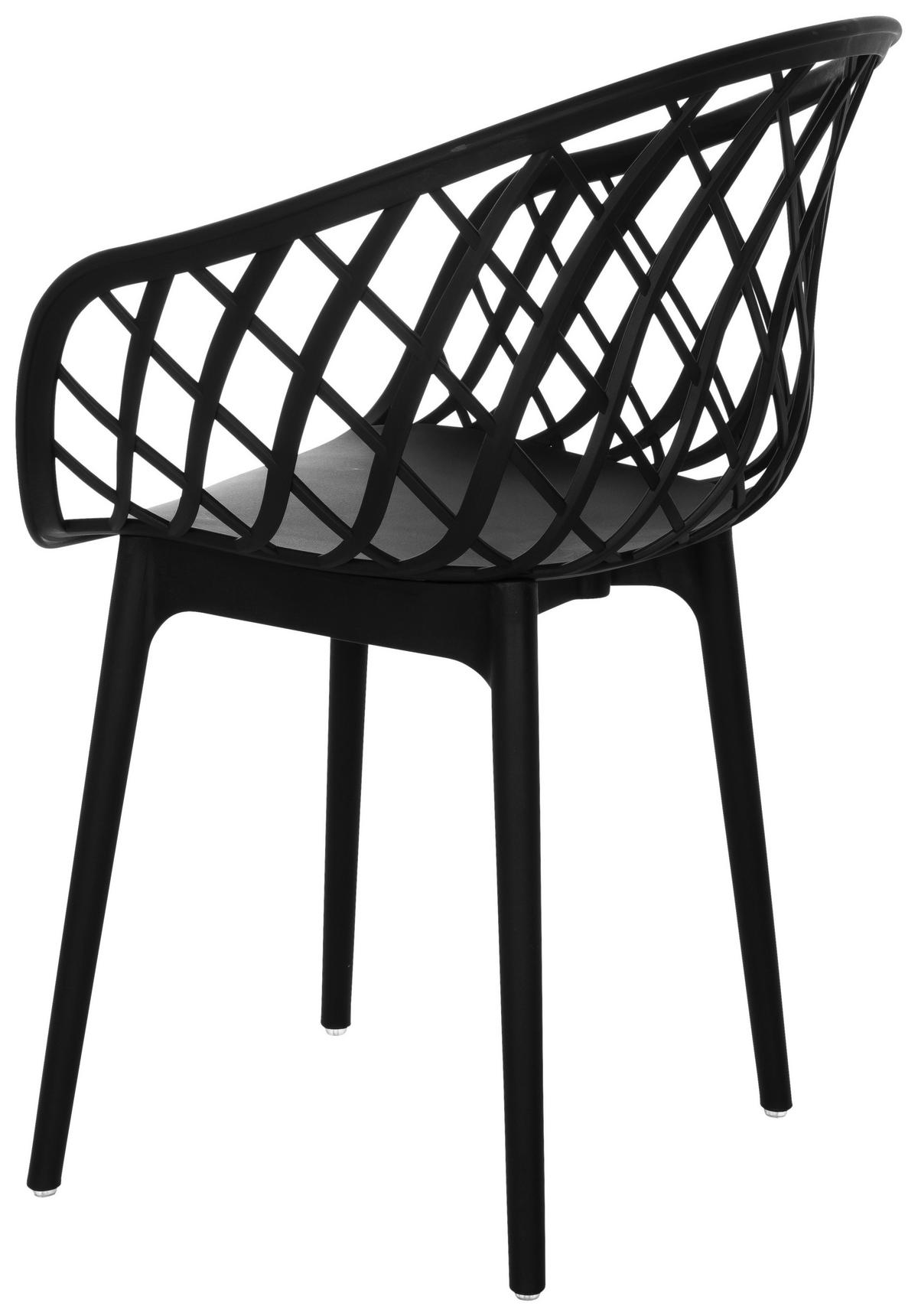 Besucherstuhl Begio B - Schwarz, Basics, Kunststoff (57/76/53cm) - MID.YOU