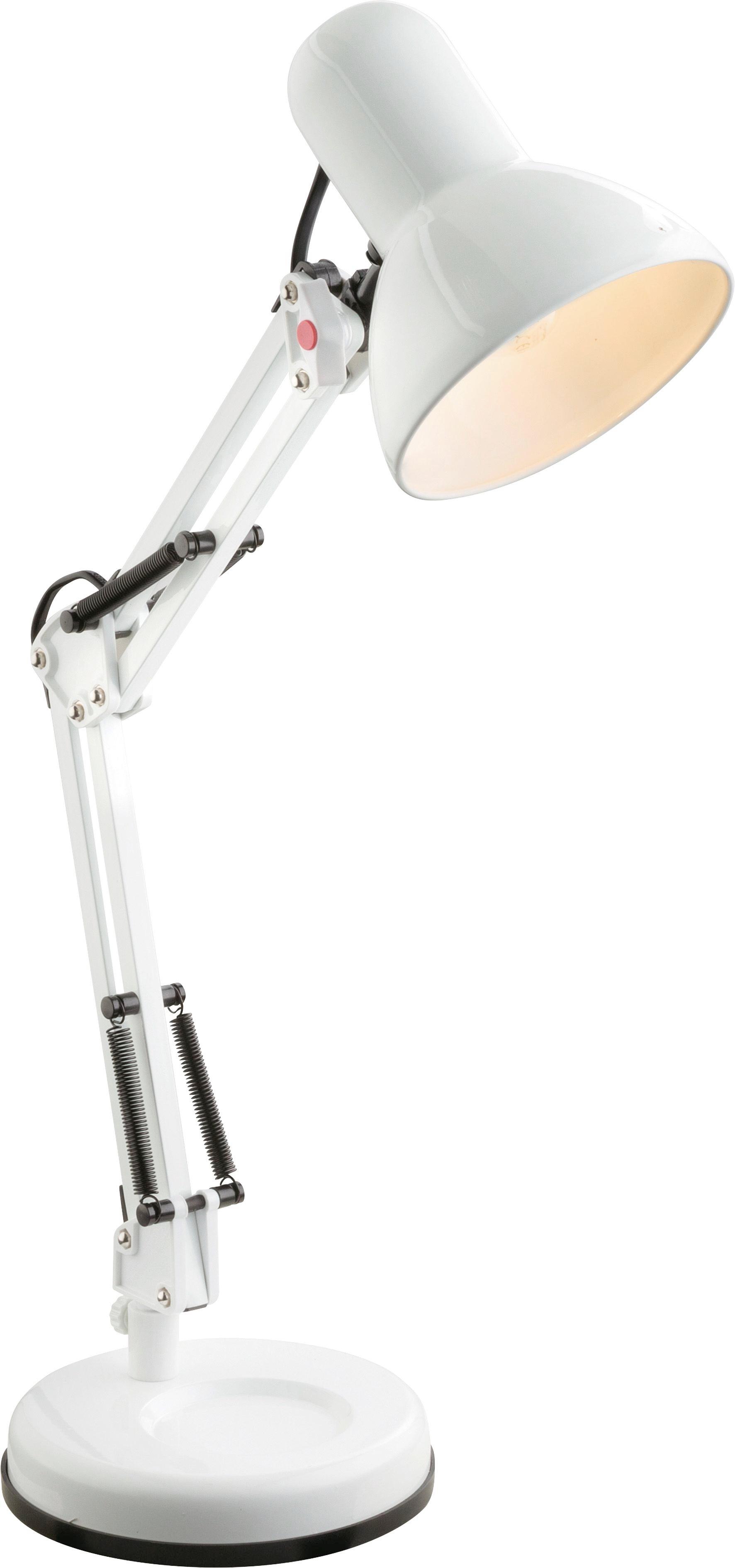 Tischleuchte Erich - Schwarz/Weiß, KONVENTIONELL, Kunststoff/Metall (40/15/59cm) - Ombra