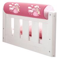 Detský vankúš v tvare valca Koník ružový - pink, Konventionell, textil (16,5/79cm) - MID.YOU