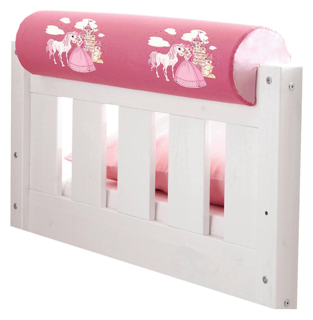 Detský vankúš v tvare valca Koník ružový - pink, Konventionell, textil (16,5/79cm) - MID.YOU