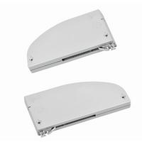 TLUMIČ DOVÍRÁNÍ PRO POSUVNÍ DVEŘE - barvy hliníku, plast (35/10/13cm)