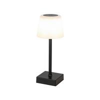NABÍJATEĽNÁ STOLNÁ LAMPA EMO - čierna/biela, Modern, kov/plast (10,5/25cm) - Mömax