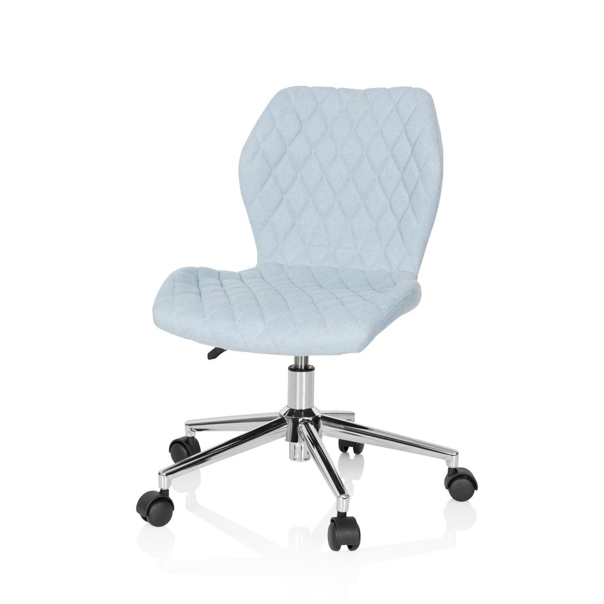 Jugenddrehstuhl Joy Ii Hellblau - Hellblau, Basics, Kunststoff/Textil (47/73-83/43cm) - MID.YOU