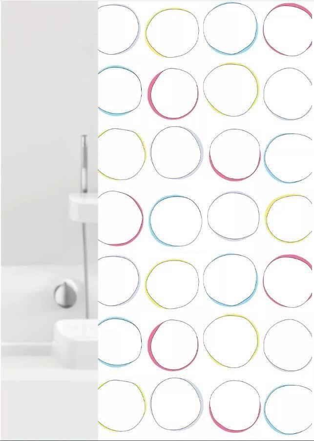 SPRCHOVÝ ZÁVĚS D1042-098409014 - vícebarevná, Basics, plast (180/200cm) - Grund