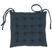 Ülőpárna Christina Kb. 40/40cm - antracit, Modern, textil (40/40/4cm) - Luca Bessoni