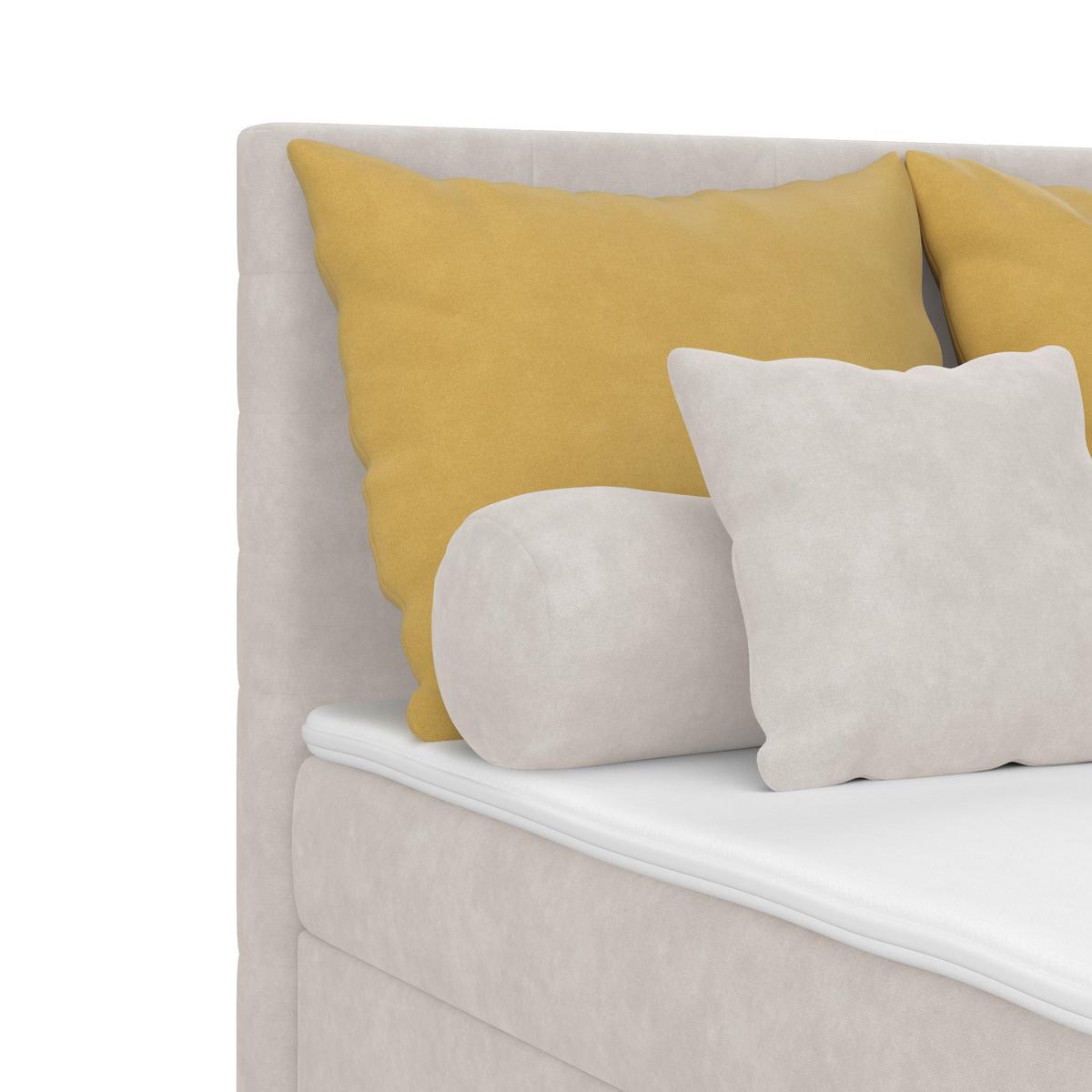 Kárpitozott Ágy Adria 120/200cm - taupe, Konventionell, textil/fa (120/200cm)