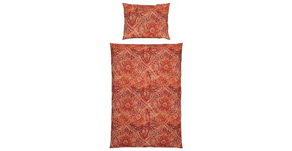 Bettwäsche Persia - Pastellblau/Rot, ROMANTIK / LANDHAUS, Textil (140/200null) - James Wood