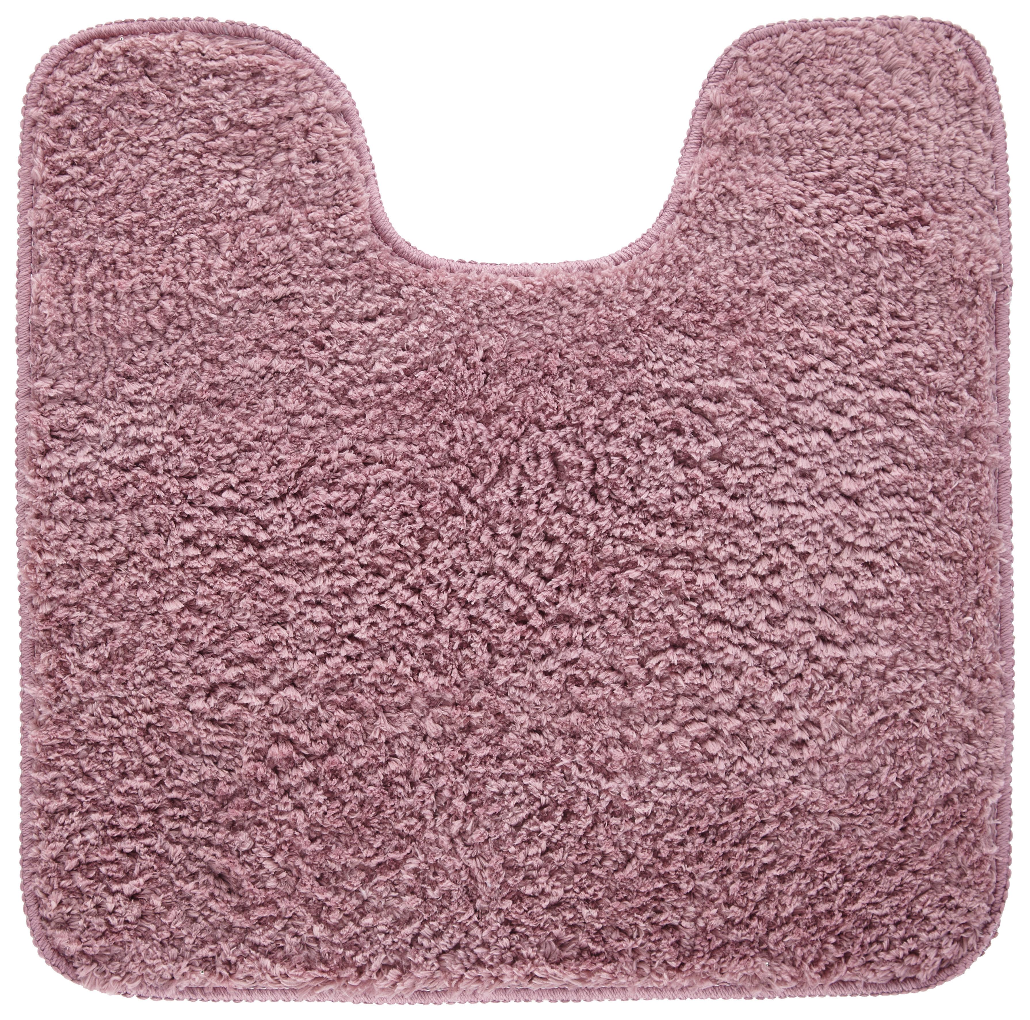 Wc Předložka Vivien, 50/50cm, Šeříková - šeříková, textil (50/50cm) - Premium Living