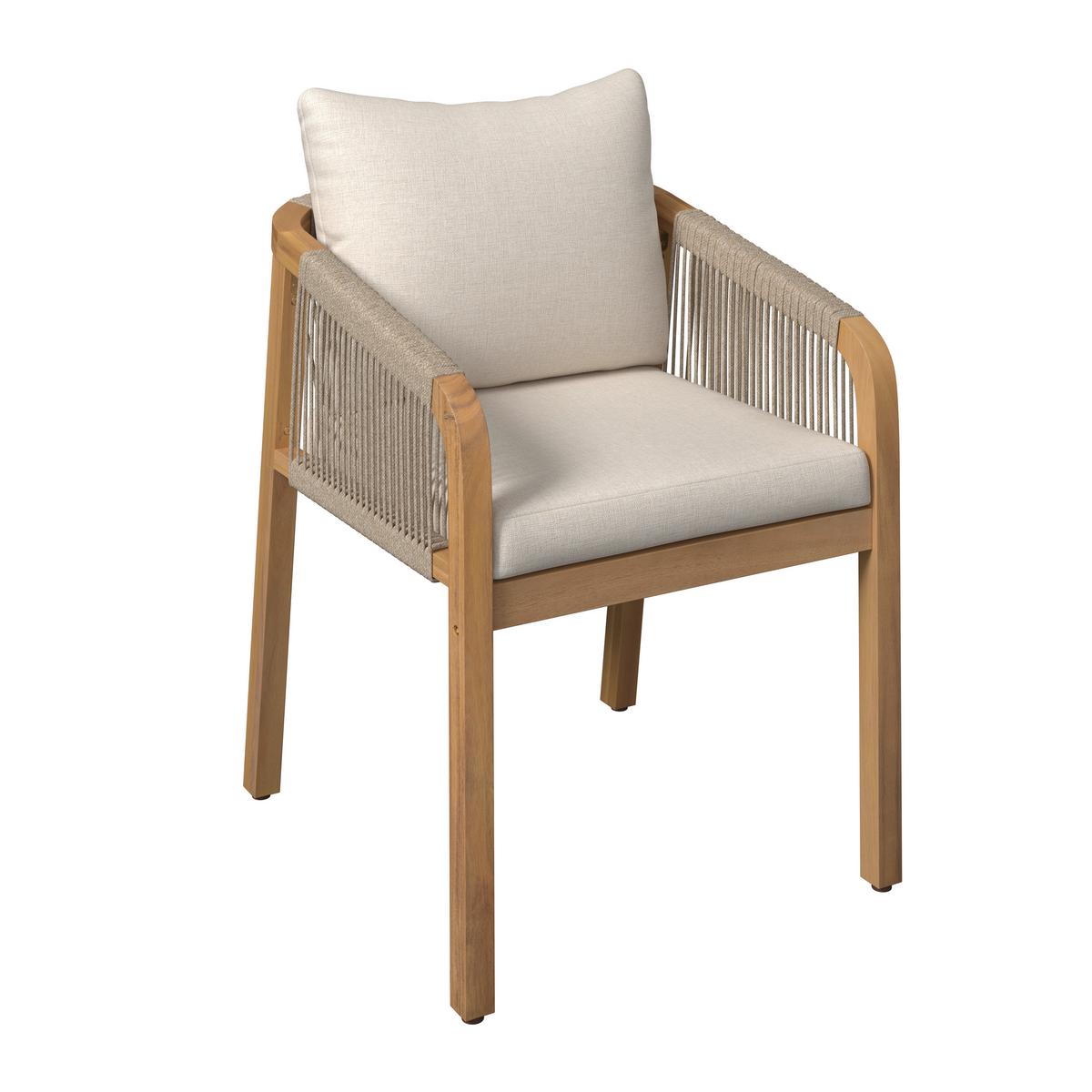 ZAHRADNÍ SESTAVA SIMBA - barvy akácie, Natur, dřevo (100/200/77cm) - Mömax