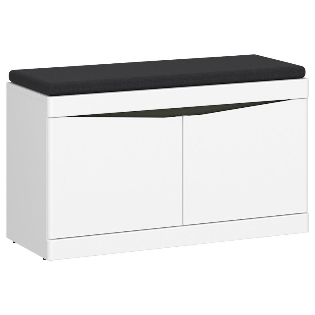 Garderobenbank Turino Neo Alpinweiss B: 86 Cm