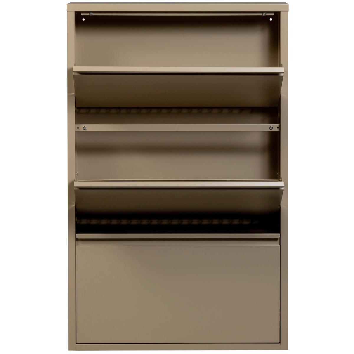 Schuhkipper Sabine Sandfarben B: 66 Cm - Sandfarben, Design, Metall (66/103/16cm) - Livetastic