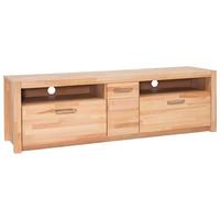 TV-Element Buchefarben, B: 185 cm - Buchefarben, Design, Holz (185/58/50cm) - MID.YOU