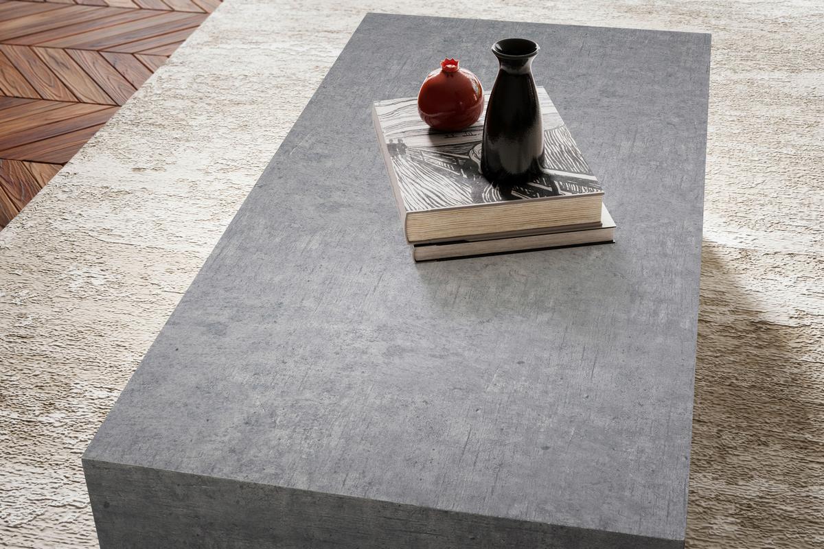 Couchtisch Schwarz L: 100 cm - Grau, Design, Holzwerkstoff (100/50/30cm) - MID.YOU