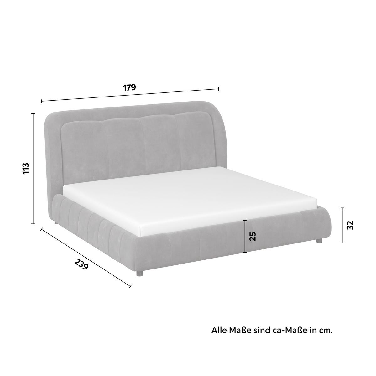 Čalúnená posteľ ANTON 160x200 cm, sivá - hnedá/svetlohnedá, Modern, kov/drevo (160/200cm) - Bessagi Home