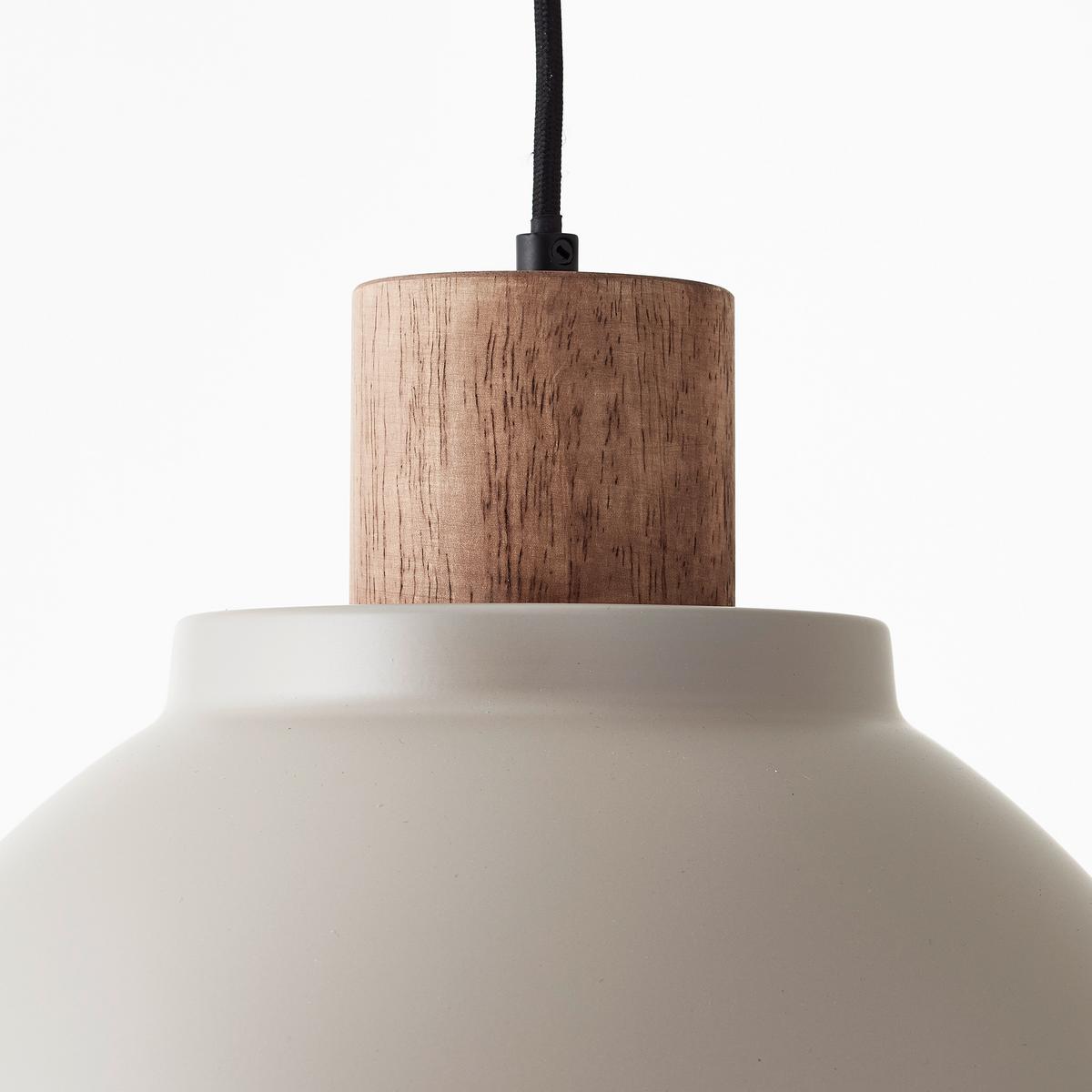 Hängeleuchte 99836/20 Erena - Taupe, Basics, Holz/Metall (38/120cm) - Brilliant