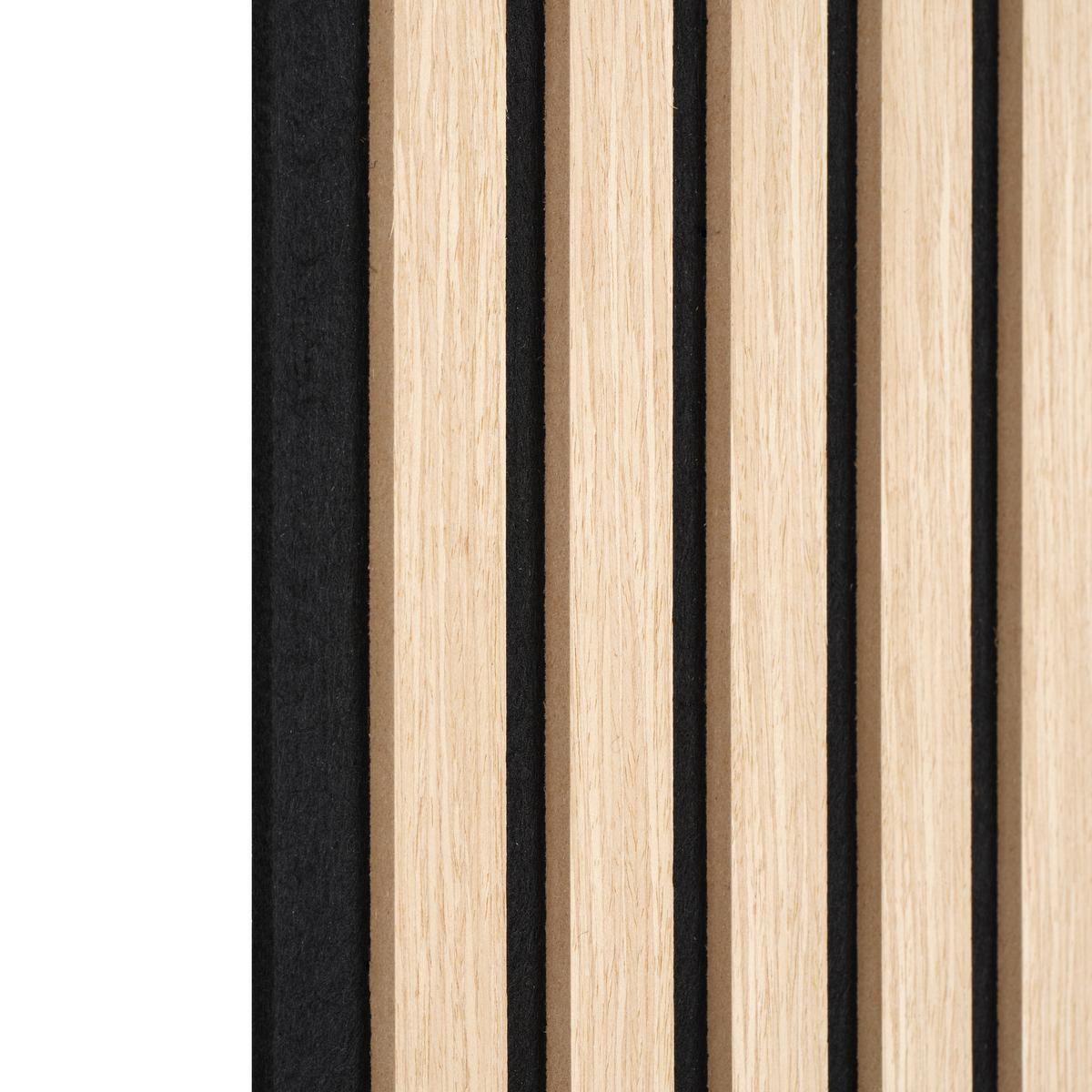 Akustický panel, Ashley, š/v: 60,5/28cm - dub bianco, Modern, drevo/kompozitné drevo (60,5/28/1,2cm) - Mömax