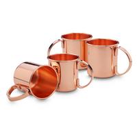 GLÄSERSET EW-MM-1744 - Kupferfarben, Basics, Metall (13,7/8,9/9cm) - Echtwerk