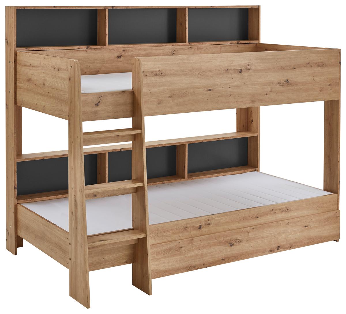 Bettkasten Sway B: 165 Cm Eiche Artisan Dekor Mit Rollen - Eiche Artisan, KONVENTIONELL, Holzwerkstoff (165/14/62cm)