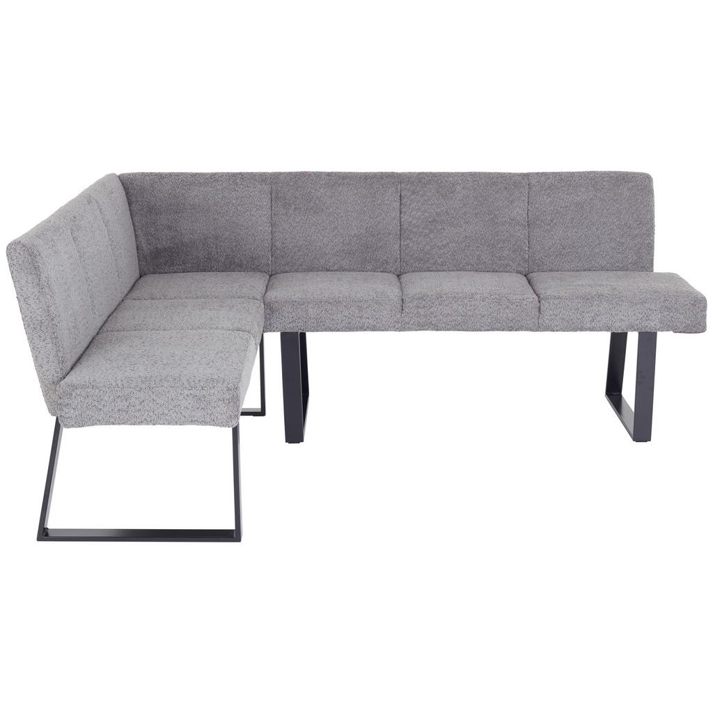 Eckbank Grau Polyester/eisen Tampa Ca. 160x202 Cm
