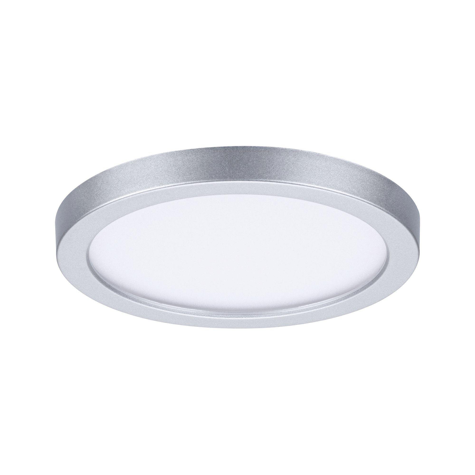 LED-Paneel Ø 11,8 cm Rund - Chromfarben, Design, Kunststoff (11,8/1,2cm) - Paulmann