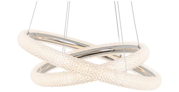 Led-hängeleuchte Maddie - Chromfarben, MODERN, Kunststoff/Metall (50/120cm) - Luca Bessoni