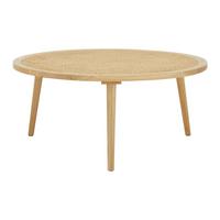 Konferenční stolek Douna - přírodní barvy, Moderní, dřevo (80/80/35cm) - Bessagi Home