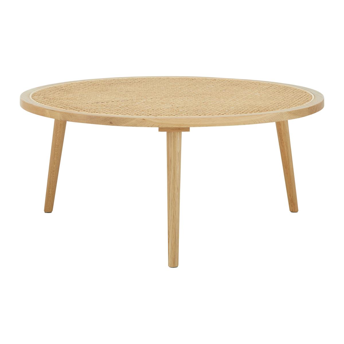 Konferenční stolek Douna - přírodní barvy, Moderní, dřevo (80/80/35cm) - Bessagi Home