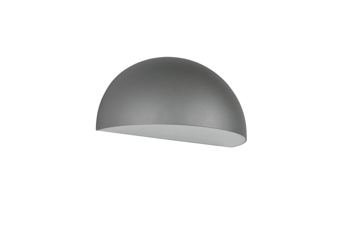 Außenwandleuchte 262460142 Maas - Anthrazit/Weiß, KONVENTIONELL, Kunststoff/Metall (14/27/15,5cm) - Trio Leuchten