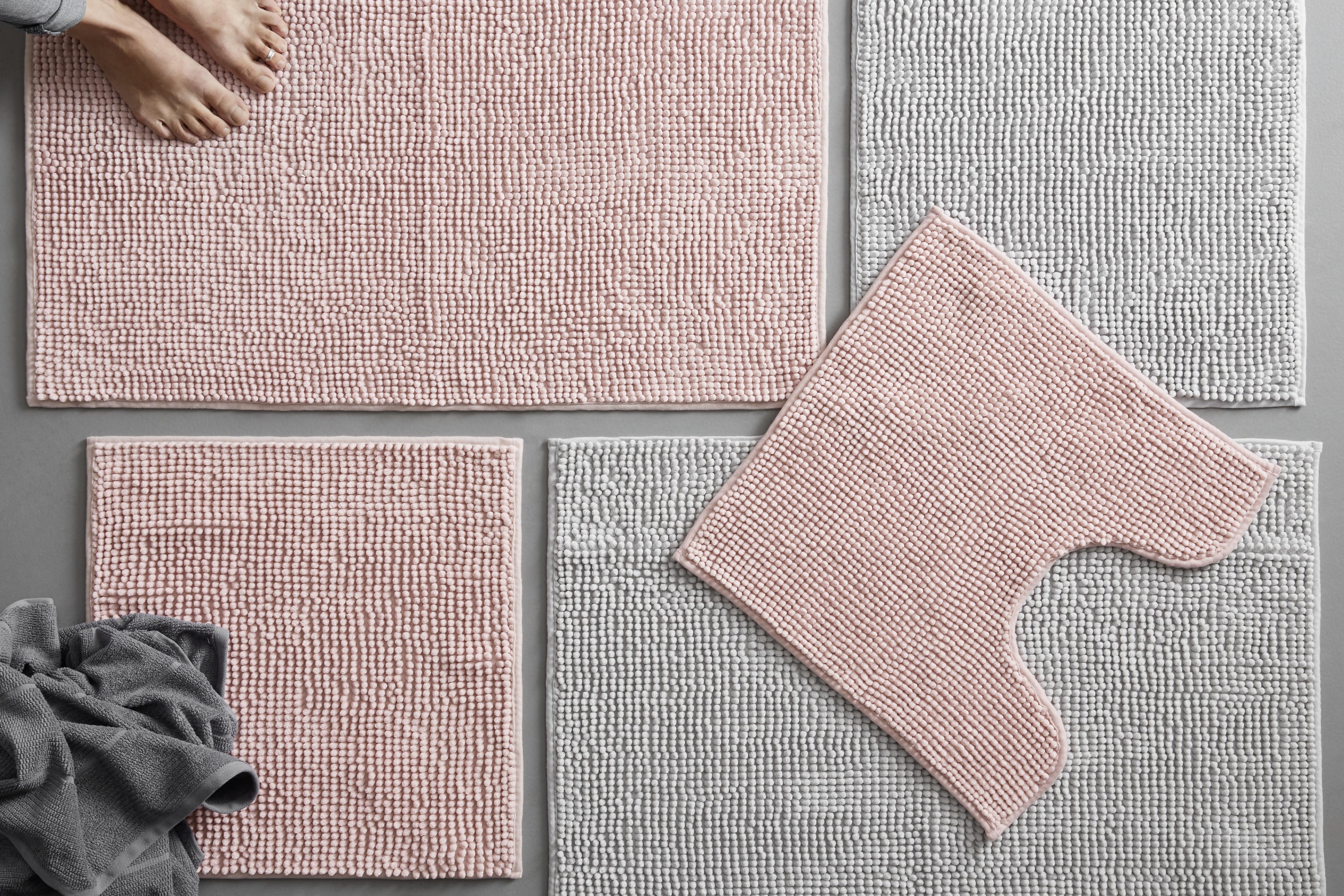 WC PREDLOŽKA Nelly, 50/50cm, ružová - ružová, textil (50/50cm) - Modern Living