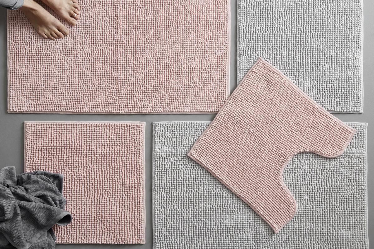 WC PREDLOŽKA Nelly, 50/50cm, ružová - ružová, textil (50/50cm) - Modern Living