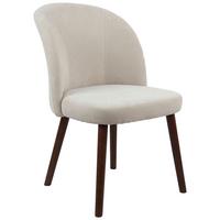 Stuhl Tampere Beige B: 53 cm - Eichefarben/Beige, MODERN, Holz/Textil (53/87/58cm) - Livetastic
