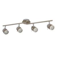 Deckenleuchte 4lt 6604ss - Design, Glas/Kunststoff (79/19.5/13cm)