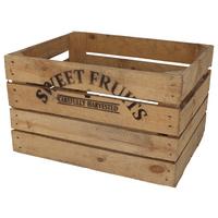 Kiste Aufbewahrungskiste - Hellbraun, MODERN, Holz (42,3/51,1/30,1cm)