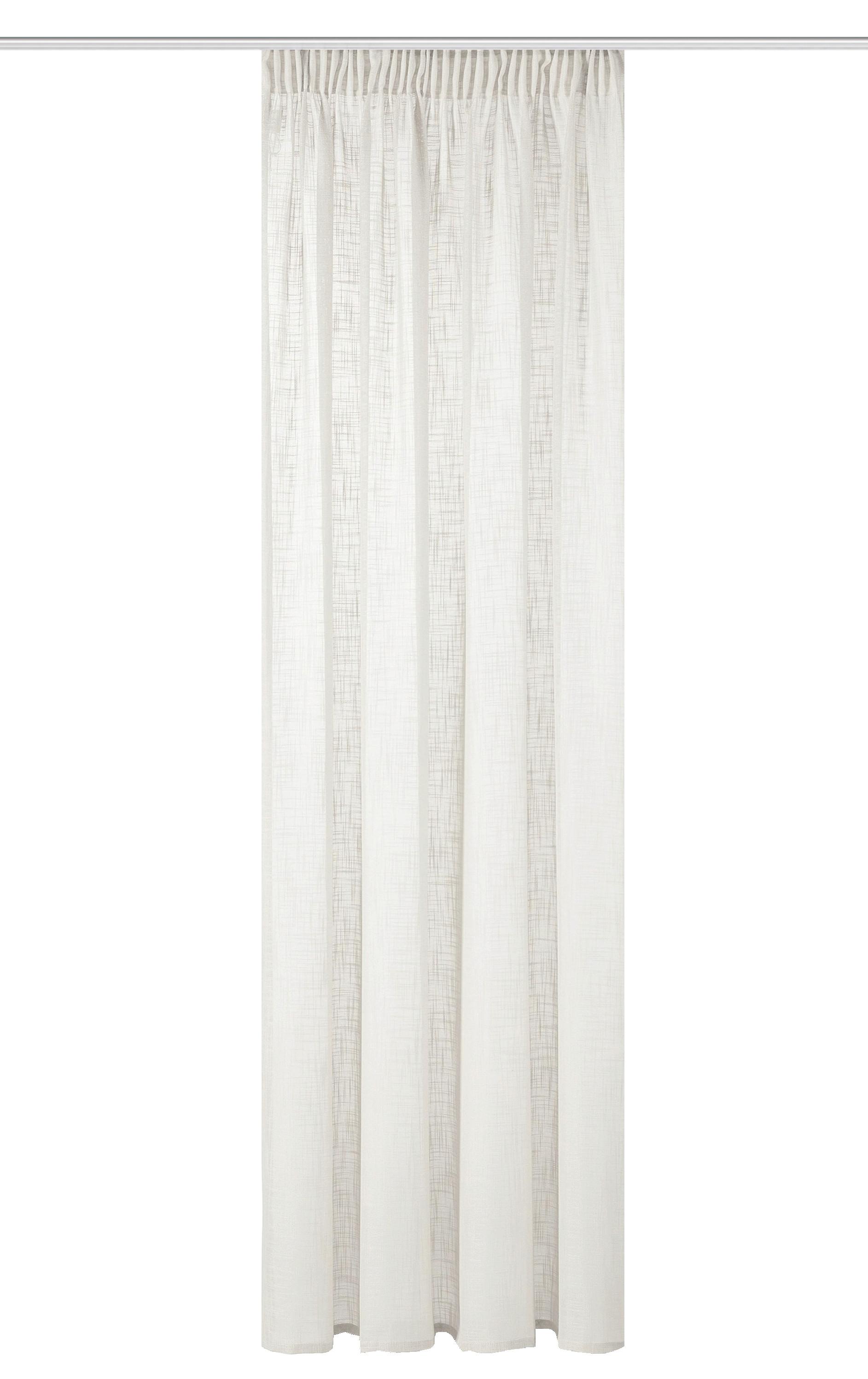 Fertigvorhang Softy - Ecru, Basics, Textil (140/245cm)