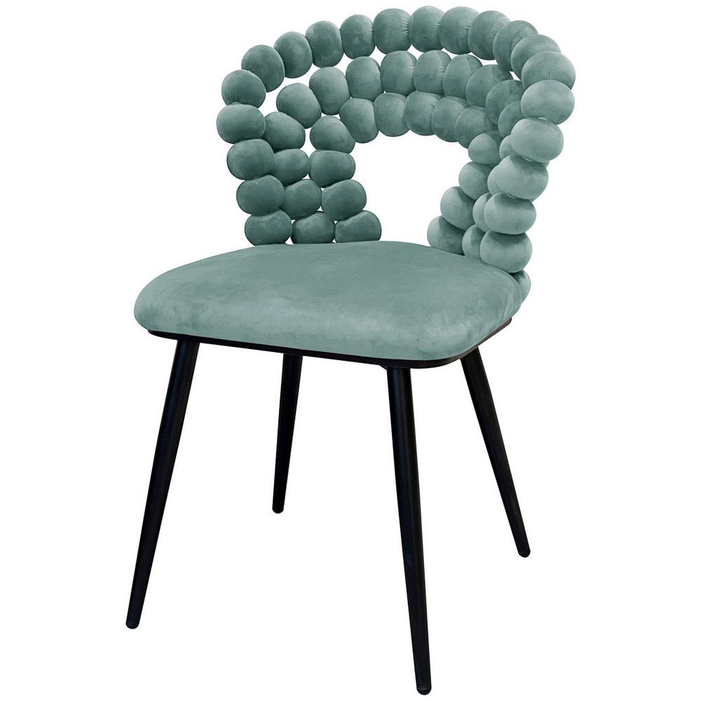 Stolička LIA velúr zelená