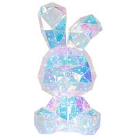 Led-dekoleuchte Bunny - Transparent, MODERN, Kunststoff (20/20/41cm) - BUNINO