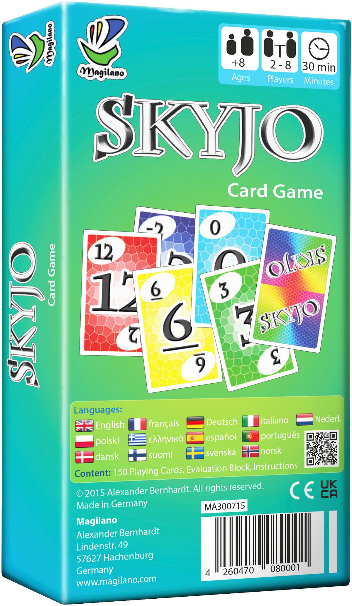 Strategiespiel Skyjo - Multicolor, Basics, Kunststoff (1/1/1cm)
