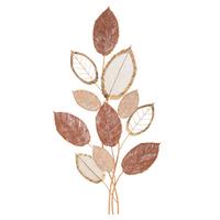 Wanddeko Autumn Kupfer/goldfarben B: 66 Cm - Goldfarben/Kupferfarben, Basics, Metall (66/116.8/5cm)