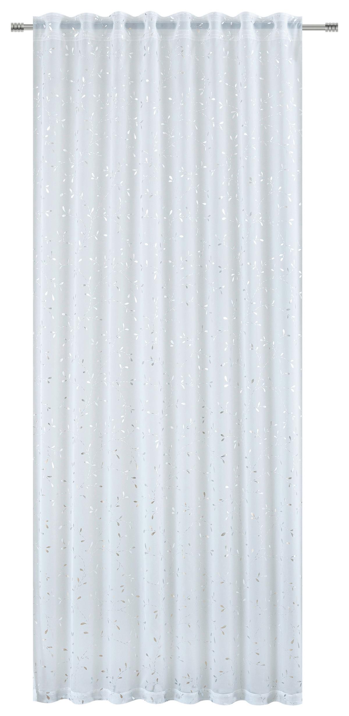 Fertigvorhang Irene - Weiß, MODERN, Textil (135/245cm) - Luca Bessoni