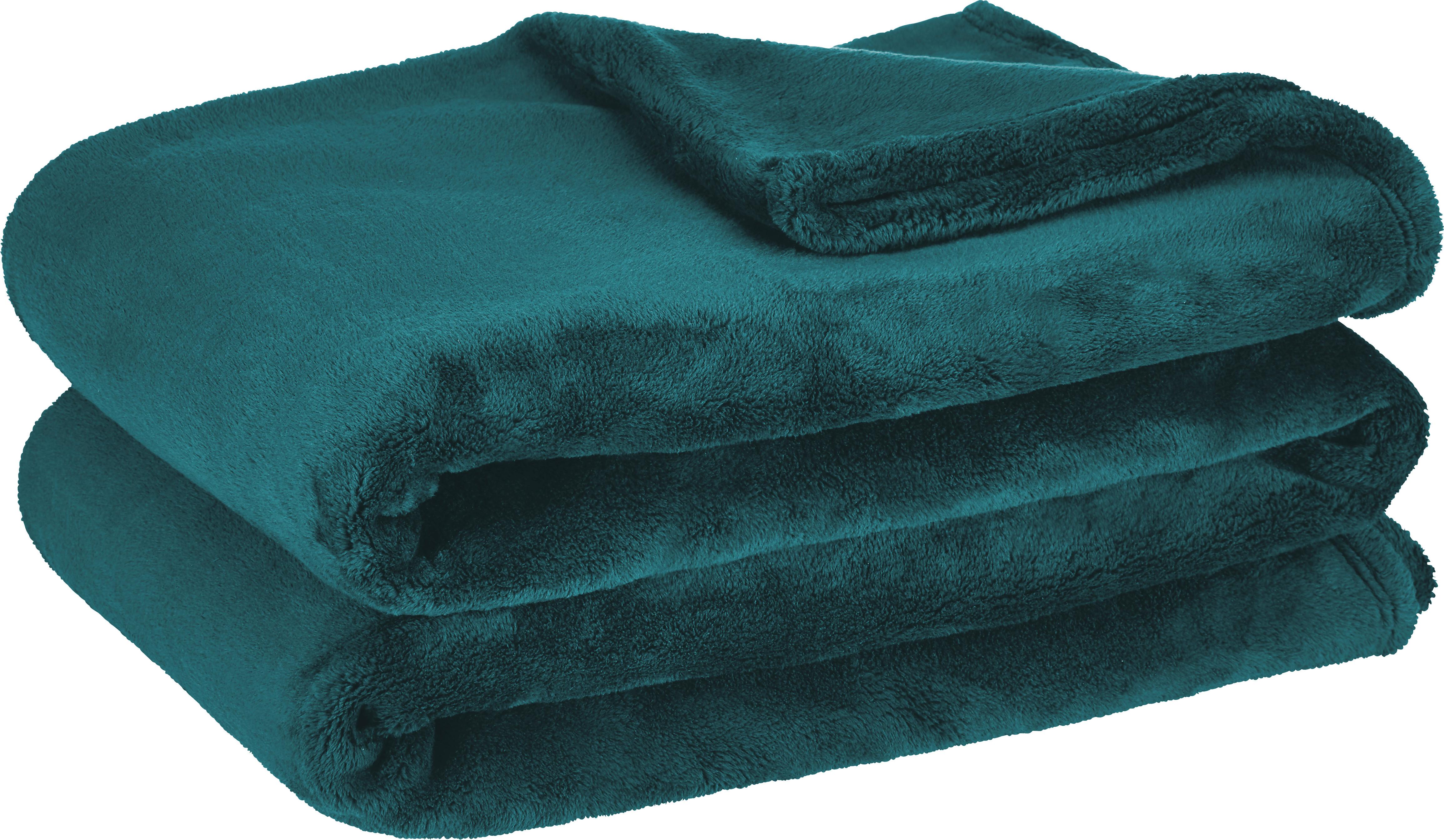 MÄKKÁ DEKA MICHAEL XXL -TOP- - petrolejová, textil (220/240cm) - Modern Living