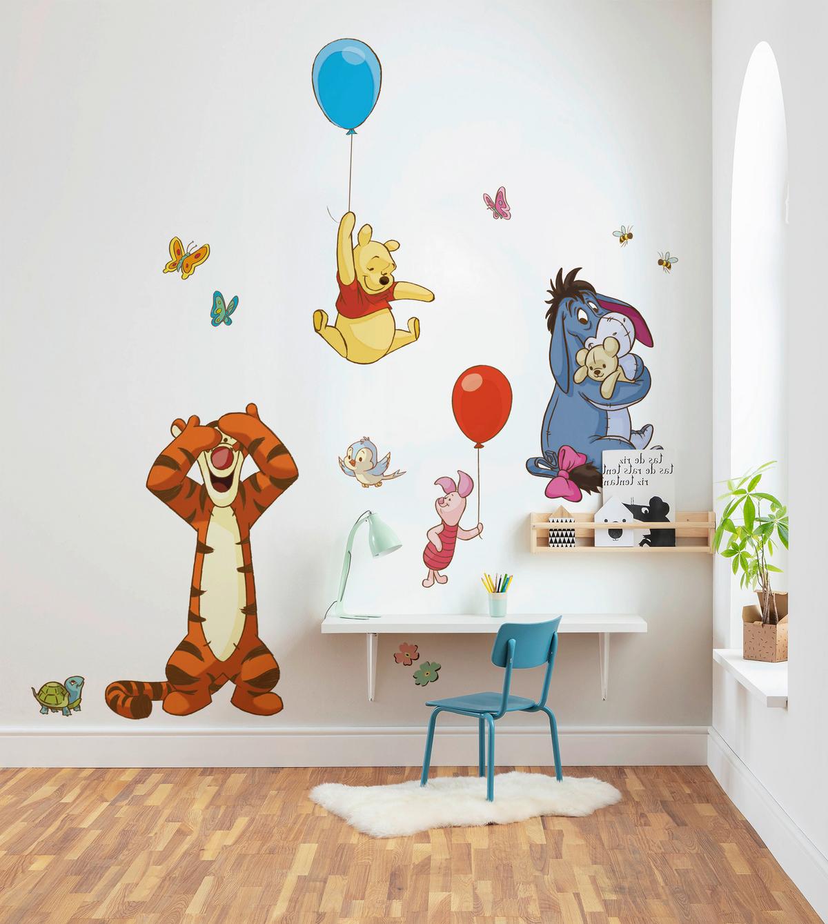 Fototapete 12420 Winni And Friends Xxl - Multicolor, Trend, Papier (127/200cm) - Komar