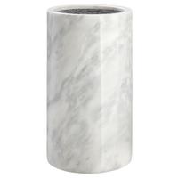 Blok na nože Marble - bílá, Moderní, plast/kámen (13/23cm) - Premium Living