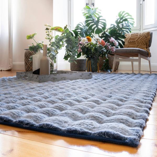 Teppich My Calypso 885 - Blau, Basics, Textil (80/300cm) - Obsession