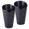 Servierschalenset Steinzeug 2--Teilig. Bxh: 15x9,5 Cm - Schwarz, Basics, Keramik (15/9,5cm) - Creatable