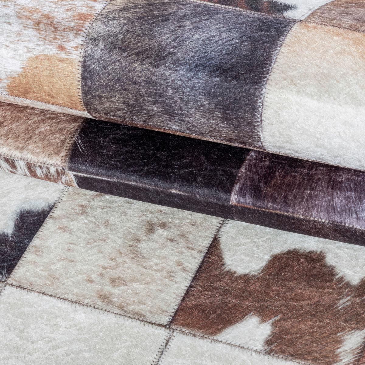 Flachwebeteppich Fiesta - Creme, Design, Textil (120/170cm) - Novel