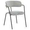Stuhl-set Arrow - Schwarz/Grau, Design, Textil/Metall (58/79/61cm) - Livetastic