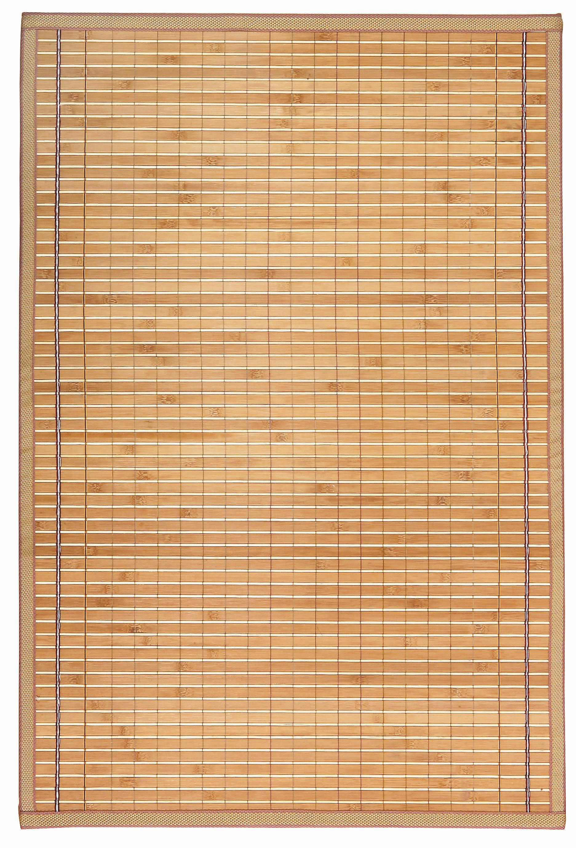 Bambus Webteppich Hellbraun Greta 70x140 cm - Hellbraun, KONVENTIONELL, Naturmaterialien (70/140cm) - James Wood