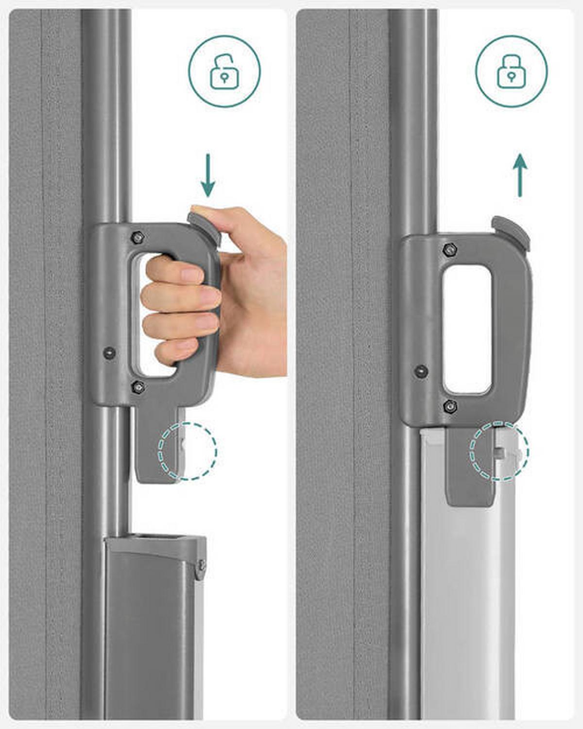 Seitenmarkise Grau Bxh: 350x180 Cm - Grau, Basics, Textil/Metall (350/180cm) - Modante