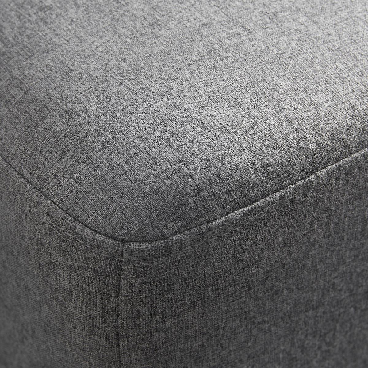 Sedací souprava KYLE šířka 242cm/162cm - šedá/přírodní barvy, Moderní, dřevo/textil (242/88/189cm) - Bessagi Home