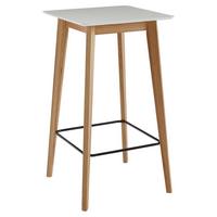 Stůl ke stání WOHNLING bílý - bílá, Moderní, dřevo/kompozitní dřevo (60/110/60cm) - MID.YOU